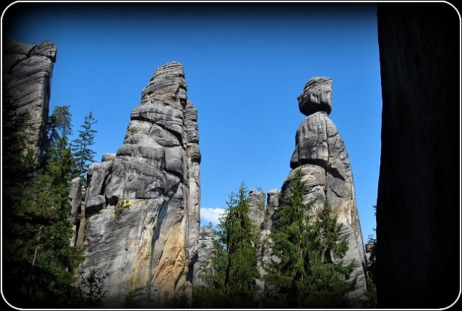 sandstone towers