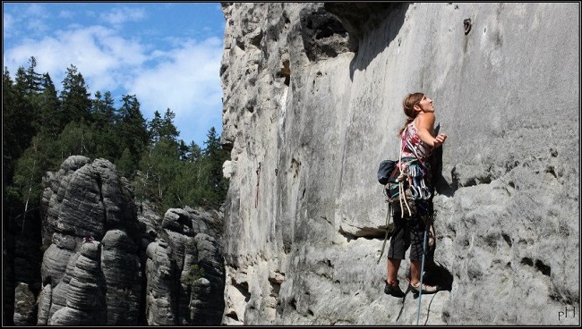 sandstone climbing